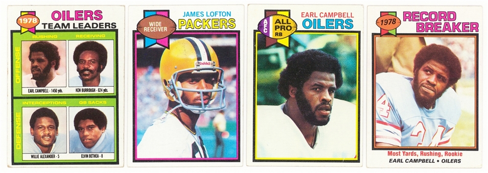 1960-79 Topps Football Cards Collection (150+) – Including Brown, Bradshaw, Gifford, Starr and Payton RC!